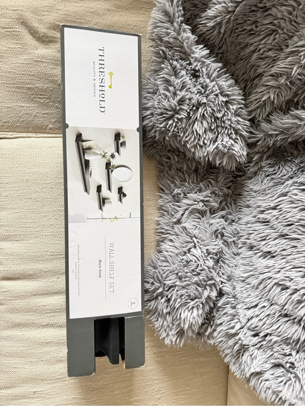 Threshold Black Wall Shelf Set